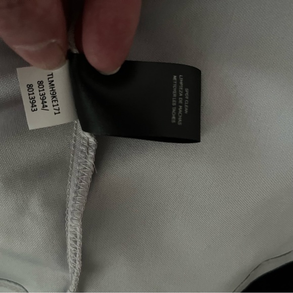 Tahari ALS Stretch Allover Silver Sequin Faux Wrap Midi Dress Size 2 - Picture 10 of 11